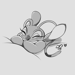 antennae_(anatomy) antennae_markings closed_smile crossed_arms ears_back eyelashes eyes_closed female long_antennae long_ears mouth_closed pivoted_ears smile text conditional_dnp digitaldomain123 disney lilo_and_stitch angel_(lilo_and_stitch) alien experiment_(lilo_and_stitch) 1:1 2026 absurd_res artist_name digital_drawing_(artwork) digital_media_(artwork) greyscale hi_res monochrome signature