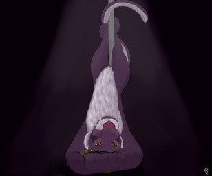 4_toes crossed_legs dancing druid feet female feral feral_druid fur genitals hair looking_at_viewer magic_user nude open_mouth paws pole pole_dancing simple_background smile solo spinning stripper stripper_pole tail toes tribal_spellcaster upside_down vulva white_body white_fur tellico elisanna domestic_cat druid_(feral) felid feline felis mammal night_elf_(feral) pantherine digital_drawing_(artwork) digital_media_(artwork) hi_res