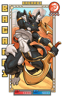 4_toes anthro armlet armor barefoot black_body black_fur bottomwear bracers breasts chest_wraps claws clothing feet female fur holding_melee_weapon holding_object holding_sword holding_weapon inner_ear_fluff loincloth melee_weapon navel one_eye_closed plantigrade solo sword tail toe_claws toes tuft under_boob weapon white_body white_fur white_inner_ear_fluff wraps yellow_sclera ceehaz bacardi_(muart242) domestic_cat felid feline felis mammal 2026 2:3 absurd_res hi_res