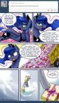 comic derpy_hooves_(mlp) equine female friendship_is_magic hearts_and_hooves_day horn horse john_joseco mammal my_little_pony pony princess_luna_(mlp) winged_unicorn wings
Rating: Safe
Score: 9
User: EurynomeEclipseVII
Date: February 10, 2014