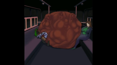 after_vore apode belly big_belly breasts brown_body brown_skin bus butt commercial_vehicle death female female_pred female_prey green_hair group hair huge_belly legless overweight serpentine sitting size_difference smaller_pred split_form text vehicle vore jessicarae draconcopode human lamia mammal reptile scalie snake 16:9 2022 animated short_playtime sound story story_in_description webm widescreen