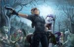 anthro anthrofied blue_eyes brown_body brown_fur brown_hair clothing detailed_background female forest fur group gun hair handgun horn male night outside pistol plant purple_hair ranged_weapon tree weapon white_body white_fur audrarius capcom friendship_is_magic hasbro my_little_pony mythology resident_evil ashley_graham_(resident_evil) fan_character leon_kennedy rarity_(mlp) sketch_pad_(oc) earth_pony equid equine ganados_(resident_evil) horse las_plagas_host_(resident_evil) mammal mythological_creature mythological_equine pony undead unicorn zombie 2014 absurd_res blue_theme cool_colors crossover digital_media_(artwork) hi_res