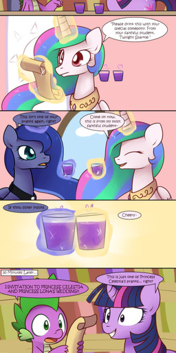 2012 blue_hair comic crown cub cutie_mark dialogue dragon duo english_text equine female female/female feral friendship_is_magic glass hair horn horse humor incest long_hair magic male mammal multicolored_hair my_little_pony pony princess princess_celestia_(mlp) princess_luna_(mlp) royalty scalie scroll sibling sisters solar-slash spike_(mlp) text trolling twilight_sparkle_(mlp) unicorn winged_unicorn wings young
Rating: Safe
Score: 15
User: Somepony
Date: February 12, 2012 2012 blue_hair comic crown cub cutie_mark dialogue dragon duo english_text equine female female/female feral friendship_is_magic glass hair horn horse humor incest long_hair magic male mammal multicolored_hair my_little_pony pony princess princess_celestia_(mlp) princess_luna_(mlp) royalty scalie scroll sibling sisters solar-slash spike_(mlp) text trolling twilight_sparkle_(mlp) unicorn winged_unicorn wings young
Rating: Safe
Score: 15
User: Somepony
Date: February 12, 2012