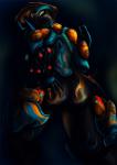 female not_furry pose solo digital_extremes tencent warframe ember_(warframe) alien tenno hi_res pinup