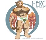 2010 abs anthro clothed clothing crossed_arms english_text eyewear felid glasses hybrid liger male mammal muscular muscular_anthro muscular_male pantherine purrcules_(character) solo text tomcat_(artist) underwear underwear_only