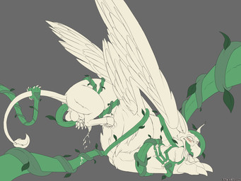 anal anal_penetration anus balls beak blush butt feathered_wings feathers feral forced genitals male oral oral_penetration penetration penis rape sex solo tail tentacle_in_ass tentacle_in_mouth tentacle_in_vagina tentacle_penetration tentacle_rape tentacle_sex tentacles vaginal vaginal_penetration vine_bondage vine_in_butt vine_in_mouth vine_tentacles wings backlash91 conditional_dnp mythology quest_for_camelot warner_brothers griffin_(quest_for_camelot) avian gryphon mythological_avian mythological_creature hi_res