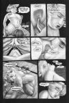 anus big_breasts black_and_white blizzard_entertainment breasts clitoral_sucking comic cunnilingus dialogue draenei duo dwarf english_text facesitting female female_on_top genitals hi_res humanoid humanoid_pointy_ears male male_on_bottom monochrome monster_girl_(genre) nipples not_furry on_bottom on_top oral orgasm orgasm_face profanity pussy richard_moore sex sitting_on_another size_difference text vaginal warcraft