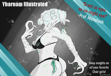 anthro female lumenwood milkweed pose solo text tj-45 bloodborne fromsoftware sony_corporation sony_interactive_entertainment kin humanoid lumenwood_(bloodborne) english_text pinup