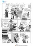 2015 anthro anthrofied applejack_(mlp) bandage clothing comic dialogue digital_media_(artwork) door dragon duo earth_pony english_text equid equine feathered_wings feathers female fluttershy_(mlp) friendship_is_magic greyscale hasbro hi_res horse male mammal monochrome my_little_pony mythological_creature mythological_equine mythological_scalie mythology necktie panicking paper pegasus pia-sama pony rainbow_dash_(mlp) scalie speech_bubble spike_(mlp) tail text url wings