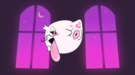 anus butt detailed_background eyewear female floating_head_creature genitals glasses not_furry open_mouth open_smile presenting presenting_hindquarters presenting_vulva smile solo vulva window y_anus clockstops3am conditional_dnp mario_bros nintendo boo_(mario) ghost spirit 16:9 hi_res widescreen