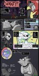 absurd_res alphys alternate_universe animal_humanoid boss_monster_(undertale) clothed clothing comic dialogue english_text eye_patch eyewear female fish fish_humanoid glasses hair hi_res horrortale humanoid lizard machine male marine marine_humanoid mettaton monster_kid open_mouth red_hair reptile robot scalie sour-apple-studios speech_bubble teeth text undertale undertale_(series) undyne undyne_(horrortale)