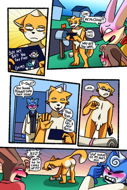 3_toes 5_fingers 5_panel_comic annoyed anthro balls black_nose blue_body blue_fur blush blush_lines brown_body brown_fur building butt butt_heart clothed clothed_anthro clothed_female clothed_male clothing dialogue dipstick_tail door embarrassed feet female fingers flaccid fur genitals grass group holding_object house leaf looking_away mail mailbox male markings mooning navel newspaper nude nude_anthro nude_male only_one_nude orange_body orange_fur penis pink_body pink_fur pipis_(deltarune) plant postcard road speech_bubble tail tail_markings tan_body tan_fur teeth text tired tired_eyes toes tongue trio white_body white_fur deerkid deltarune nintendo star_fox undertale_(series) fox_mccloud lucy_hare marcus_mccloud peppy's_granddaughter spamton_g._spamton canid canine canis darkner fox hare humanoid lagomorph leporid mammal rabbit 2:3 absurd_res comic english_text hi_res daughter_(lore) father_(lore) father_and_child_(lore) father_and_son_(lore) mother_(lore) mother_and_child_(lore) mother_and_daughter_(lore) parent_(lore) parent_and_child_(lore) parent_and_daughter_(lore) parent_and_son_(lore) son_(lore)