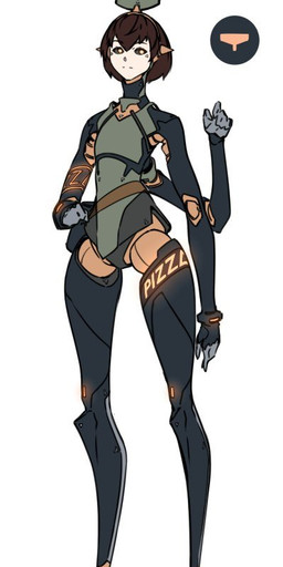 4_arms black_body black_sclera clothing expressionless female flat_chested headgear joints leotard looking_at_viewer machine multi_arm multi_limb pale_skin simple_background solo white_background randomtanstudio humanoid robot robot_humanoid