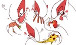 ambiguous_feral ambiguous_gender apple blush blush_lines burger cheek_blush cheese_string eating eating_food feral fingers food fruit half-closed_eyes hanging_tongue heart_reaction holding_food holding_food_in_mouth holding_object looking_at_food looking_at_object mikado monotone_background narrowed_eyes open_mouth open_smile pizza plant scales simple_background smile solo sweatdrop_(iconography) teeth text tongue tongue_out white_background sabamiso_(sabamasasix) mythology nintendo pokemon generation_2_pokemon legendary_pokemon lugia mythological_creature mythological_scalie pokemon_(species) scalie 2018 digital_drawing_(artwork) digital_media_(artwork) japanese_description multiple_scenes sketch translation_request