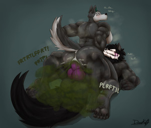 4_eyes animal_genitalia animal_penis anthro balls big_balls big_butt big_muscles big_penis black_hair black_tail bone breath butt canine_genitalia canine_penis chest_tuft claws clothing cowgirl_position fart fart_cloud fart_fetish farting_on_male farting_on_penis feet fluffy fluffy_chest fluffy_tail from_front_position fur fur_markings genitals grey_body grey_fur hair huge_balls huge_butt huge_muscles huge_penis hyper hyper_balls hyper_genitalia hyper_penis knot knotted_penis lightning_bolt long_hair long_tail male male/male markings moobs multi_eye muscular muscular_anthro muscular_male nails neck_tuft nude on_bottom on_top panting pawpads paws penis purple_penis robe sex sheath skull skull_head tail tuft white_body white_fur dark_wolf scp_foundation halford_steel mosley_(mos_ley) scp-1471-a alien canid canine canis malo mammal skulldog_(species) wolf absurd_res hi_res busty_boy_(lore)