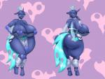 anthro big_breasts breasts butt clothing cutie_mark female horn huge_breasts looking_at_viewer solo thick_thighs wings blues64 marauder6272 friendship_is_magic hasbro my_little_pony sektiss arthropod changeling 2020 digital_media_(artwork) hi_res