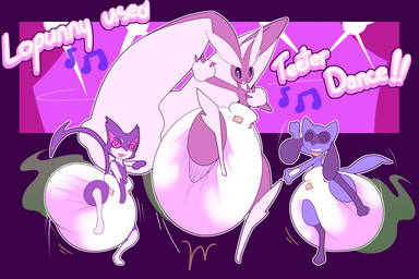 3_fingers 3_toes ambiguous_gender anthro big_ears black_body black_fur black_sclera blue_body blue_fur blue_tail brown_body brown_fur clenched_teeth clothed clothing dancing diaper diaper_only featureless_feet featureless_hands feces feet fingers floppy_ears fur gloves_(marking) group hand_on_diaper markings multicolored_body multicolored_fur musical_symbol on_one_leg open_mouth open_smile pink_body pink_fur pink_nose pooping purple_body purple_fur purple_tail simple_background smile soiled_diaper soiling soiling_diaper spiral spiral_eyes standing stink_fumes symbol tail tan_body tan_fur teeth text toes topless touching_diaper trio two_tone_body two_tone_fur unclean_diaper used_diaper wearing_diaper white_diaper chocomintshake nintendo pokemon generation_4_pokemon generation_5_pokemon lopunny pokemon_(species) purrloin riolu 2025 3:2 english_text hi_res