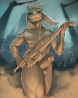 anthro balls blurred_background erection fur genitals holding_object holding_weapon humanoid_genitalia humanoid_penis looking_at_viewer male penis solo standing weapon white_body white_fur solomonbnuy undertale undertale_(series) asriel_dreemurr_(god_form) boss_monster_(undertale) bovid caprine goat mammal 4:5 hi_res