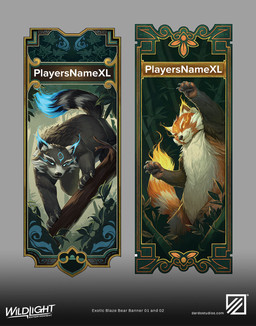 4_toes ambiguous_feral ambiguous_gender bamboo banner bent_legs black_nose black_pawpads black_tail blue_ear_tips blue_markings blue_sclera blue_tail_tip branch cheek_tuft claws closed_smile company_logo company_name dipstick_ears dipstick_tail duo ear_markings empty_eyes eyebrows facial_markings facial_tuft feet feral forehead_markings forest fur gradient_background grey_claws grey_eyebrows grey_inner_ear_fluff grey_markings head_markings inner_ear_fluff light magic markings mouth_closed multicolored_body multicolored_ears multicolored_fur number on_branch open_mouth open_smile orange_body orange_fur orange_tail outside pawpads paws plant raised_foot simple_background smile smiling_at_viewer solo standing striped_markings striped_tail stripes tail tail_markings text toe_claws toes tree tuft two_tone_tail white_background white_eyebrows white_inner_ear_fluff white_markings white_stripes yellow_ear_tips yellow_sclera byanka_li highguard_(game) ailurid mammal red_panda 2026 colored concept_art digital_drawing_(artwork) digital_media_(artwork) english_description english_text hi_res lighting official_art shaded url