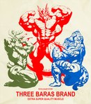 abs anthro antlers areola back_muscles barazoku beard biceps big_bulge big_butt big_muscles blue_body bulge butt claws clothed clothing deltoids eyebrows facial_hair flexing flexing_bicep flexing_both_biceps fur green_body grey_background group hair hand_behind_head hooves horn huge_muscles kemono kneeling looking_at_viewer male manly muscular muscular_anthro muscular_male navel nipples obliques on_one_knee parody pecs plantigrade quads red_body scales serratus simple_background smile speedo standing swimwear text thick_arms thick_thighs topless topless_anthro topless_male triceps trio tuft vein veiny_muscles revelion mythology three_ladies_brand deer dragon eastern_dragon felid mammal mythological_creature mythological_scalie pantherine scalie tiger 2025 english_text hi_res restricted_palette