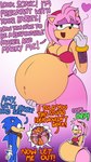 9:16 amy_rose angry angry_prey anthro anthro_pred anthro_prey belly big_belly big_breasts bikini blue_body blue_fur bodily_fluids breasts burping canid canine cleavage clothed clothing digital_media_(artwork) english_text eulipotyphlan fake_pregnancy false_pregnancy female female_pred fox fully_inside fur group hand_on_belly heart_symbol hedgehog hi_res holding_belly inside_stomach internal male male/female male_prey mammal miles_prower navel nonamesrleft oral_vore orange_body orange_fur pink_body pink_fur same_size_vore sega sonic_boom sonic_the_hedgehog sonic_the_hedgehog_(series) swimwear tail text thick_thighs trio two-piece_swimsuit vore