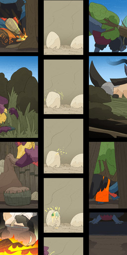 birth building construction dialogue egg fantasy female feral hatching_from_egg male montage text thepatchedragon dragonscape mythology forl_(thepatchedragon) hiker_(thepatchedragon) jat_(thepatchedragon) rara_(thepatchedragon) dinosaur dragon drekir mythological_creature mythological_scalie prehistoric_species reptile saurischian scalie theropod absurd_res comic hi_res