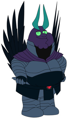 2_horns 4_fingers armor belt biped blade_wings clothed clothed_humanoid clothed_male clothing fingers fully_clothed fully_clothed_humanoid fully_clothed_male fusion green_horn green_sclera head_horn horn looking_at_viewer male male_humanoid obese obese_humanoid obese_male overweight overweight_humanoid overweight_male purple_body purple_skin sharp_horn shitpost simple_background smile smiling_at_viewer solo standing upside_down_wings white_background huntleo disney dota dota_dragon's_blood family_guy valve valve_corporation peter_griffin terrorblade demon humanoid 2021 crossover digital_drawing_(artwork) digital_media_(artwork) flat_colors full-length_portrait hi_res meme portrait spanish_description