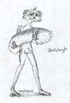 anthro male sketchytheweasel solo mammal mustelid musteline true_musteline weasel