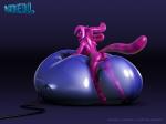 anthro balloon balloon_fetish balloon_font balloon_support big_breasts big_butt breasts butt extended_sound_effect female hissing inflatable inflatable_support looking_back machine on_balloon onomatopoeia pink_body pink_skin raised_tail solo sound_effect_variant sound_effects tail text wide_hips voxell_voxell pixell android lagomorph mammal robot 3d_(artwork) 4:3 digital_media_(artwork) hi_res