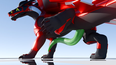 ^_^ animal_genitalia animal_penis anus big_penis black_body cetacean_genitalia cetacean_penis erection eyes_closed feral genital_slit genitals glistening glistening_body glistening_genitalia glistening_penis glistening_skin green_penis huge_penis long_penis machine male paws penis presenting presenting_penis quadruped raised_leg red_body smile solo tail tapering_penis vein veiny_penis wings qubane mythology novaorbitdragon dragon mythological_creature mythological_scalie robot scalie synth_(vader-san) 3d_(artwork) absurd_res blender_(artwork) blender_cycles_(artwork) digital_media_(artwork) hi_res huge_filesize