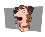 bodily_fluids drooling feral idle_animation male mid_transformation open_mouth saliva solo species_transformation tongue tongue_out transformation 8bit_familiar canid canine canis domestic_dog human mammal animated headshot_portrait no_sound portrait short_playtime webm