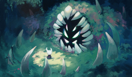 6_eyes ambiguous_gender biped cloak clothed clothing detailed_background duo holding_melee_weapon holding_object holding_weapon melee_weapon multi_eye nail_(weapon) outside standing weapon louysecosa hollow_knight_(franchise) team_cherry the_hunter_(hollow_knight) the_knight_(hollow_knight) arthropod vessel_(species) 2025 hi_res