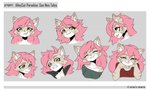 anthro breasts clothed clothing female green_eyes hair pink_hair smile solo longdanger domestic_cat felid feline felis mammal 2020 digital_media_(artwork)