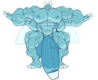 5_fingers abs anthro areola balls barazoku biceps big_balls big_muscles big_nipples big_pecs big_penis biped blue_areola blue_balls blue_body blue_eyes blue_fur blue_nipples blue_penis bodily_fluids broad_shoulders deltoids feet fingerless_(marking) fingers forearm_muscles foreskin front_view fur genitals glans huge_balls huge_muscles huge_penis humanoid_genitalia humanoid_hands humanoid_penis hyper hyper_balls hyper_genitalia hyper_muscles hyper_penis insect_wings latissimus_dorsi looking_down male male_anthro manly monotone_background mouth_closed muscular muscular_anthro muscular_arms muscular_male muscular_thighs navel neck_tuft nipples non-mammal_balls non-mammal_navel non-mammal_nipples nude nude_anthro nude_male pecs penis plantigrade quads retracted_foreskin serratus simple_background solo standing sweat sweatdrop t-pose toeless_(marking) toes triceps tuft vein veiny_muscles veiny_penis white_background wings majestictweive neonavis lionel_(fluffedwings) arthropod insect lepidopteran moth digital_drawing_(artwork) digital_media_(artwork) full-length_portrait hi_res portrait shaded