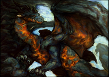 ambiguous_gender anthro back_wings barbel_(anatomy) black_border black_claws black_horn black_spikes border claws countershade_face countershading flesh_whiskers grey_body grey_wings head_horn head_spikes horn looking_aside membrane_(anatomy) mouth_closed neck_spikes orange_body orange_countershading orange_membrane overbite pupils red_sclera slit_pupils solo spikes spikes_(anatomy) text wing_claws wings yellow_eyes kagisnad mythology dragon mythological_creature mythological_scalie scalie winged_dragon 2019 artist_name digital_drawing_(artwork) digital_media_(artwork)