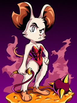 anthro big_ears black_eyes breasts cheek_tuft cleavage clothed clothing facial_tuft feet female front_view fur hand_on_hip holding_object holding_whip leotard looking_at_viewer navel_outline notched_ear pink_nose purple_background red_clothing red_leotard simple_background small_breasts solo thick_thighs tuft weapon whip white_body white_fur wide_hips zakoscorpion1 mina_the_hollower yacht_club_games mina_(mina_the_hollower) mammal mouse murid murine rodent 3:4 absurd_res hi_res