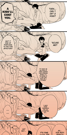 claws dragon english_text hi_res horn hug human interspecies mammal money sanzo text translated

Rating: Safe
Score: 22
User: MidoriTranslates
Date: October 13, 2015