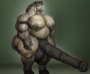 animal_genitalia animal_penis anthro areola balls barazoku big_balls big_butt big_muscles big_penis butt equine_genitalia equine_penis flared_penis genitals huge_arms huge_balls huge_butt huge_muscles huge_penis huge_thighs hyper hyper_genitalia hyper_penis male muscular nipples pecs penis solo thick_thighs vein veiny_penis hohohonse equid equine mammal zebra hi_res