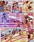 2019 anthro backpack barefoot big_butt breasts brown_hair butt chica_(cobat) cleft_tail clothed clothing cobatsart comic cosplay_pikachu_(character) cosplay_pikachu_(costume) dark_body dark_skin dialogue energy english_text fan_character feet female generation_1_pokemon generation_4_pokemon hair hat headgear headwear hi_res holding_object holding_pokeball human jojo's_bizarre_adventure lingerie lucario male mammal markings mask meme mole_(marking) motion_lines navel nintendo nipples open_mouth pikachu pikachu_libre pokeball pokemon pokemon_(species) pokemon_speak pokemon_trainer red_(pokemon) short_stack soles speech_bubble standard_pokeball tail teeth text trainer-kun unconscious undressing yellow_body yellow_skin