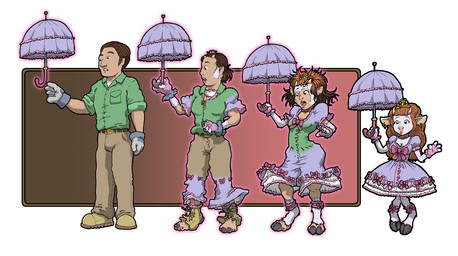 alternative_fashion anthro base_one_layout basic_sequence belt bottomwear breast_growth breasts brown_hair classic_lolita clothing crown dress female footwear four_frame_image four_frame_sequence gender_transformation gloves growth hair handwear headgear holding_object holding_umbrella hooves horn horn_growth human_to_anthro j-fashion linear_sequence lolita_(fashion) male mtf_transformation one_row_layout pants shoes short_hair shrinking simple_background size_transformation solo species_transformation standing surprised tiara transformation transformation_sequence umbrella anymouse1968 bovid caprine goat human mammal 2017 sequence