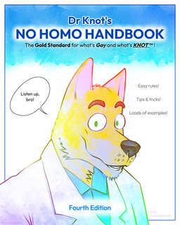 anthro blue_clothing blue_dress_shirt blue_shirt blue_topwear bold_text clothing coat doctor eyebrows fur green_eyes lab_coat male no_homo shirt topwear whisker_spots white_lab_coat yellow_body yellow_fur sharkinthepark dr_knot_(sharkinthepark) canid canine canis domestic_dog mammal 2025 4:5 absurd_res book_cover cover cover_art cover_page hi_res