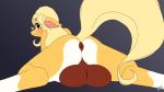 anthro anus balls big_balls big_butt butt femboy genitals huge_balls male raised_tail simple_background solo tail vector fibs elae_meltaea willow_glenne equid equine horse mammal pony 2017 hi_res