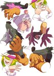 anthro blood bodily_fluids clothing female gloves group hand_focus hand_holding handwear male snout snout_focus iro_gomasio mad_rat_dead nippon_ichi_software heart_(mad_rat_dead) mad_rat_(mad_rat_dead) mob_rat_(mad_rat_dead) rat_god_(mad_rat_dead) mammal murid murine rat rodent cel_shading model_sheet shaded