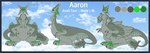 2023 3_fingers 3_toes 4_arms 4_ears 6_limbs aaron_(avali) absurd_res avali avali_taur avian avian_taur big_feet biped biped_taur blue_border border character_name claws cloud color_swatch digital_drawing_(artwork) digital_media_(artwork) digitigrade english_text feather_tuft feathered_wings feathers featureless_crotch feet fingers flat_colors front_view gender_name green_body green_eyes green_feathers green_scutes grey_body grey_claws grey_feathers grey_head grey_pawpads grey_sclera grey_wings hi_res long_ears long_neck male male_(lore) male_taur model_sheet multi_arm multi_ear multi_limb nude nude_male nude_taur outline pawpads portrait scutes side_view sitting sky sky_background skyscape small_upper_body solo species_name stated_bisexuality stated_sexuality tail taur taurification taurified text thecatherd three-quarter_view toes tuft white_outline winged_arms wings