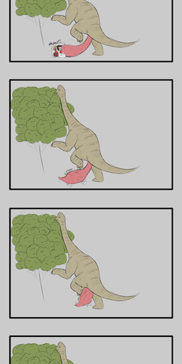 cock_vore erection genitals grey_background human_prey male male_pred penile penis simple_background tail vore poisonsneksoffie dinosaur human mammal prehistoric_species reptile scalie absurd_res comic hi_res