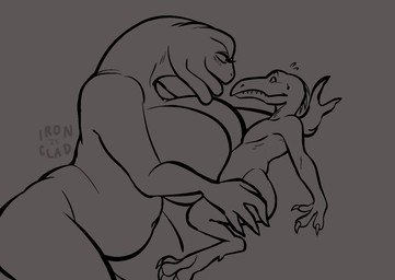 anthro assertive_female big_breasts blush blush_lines bodily_fluids breasts dominant dominant_female duo eye_contact female flying_sweatdrops kabedon leaning_on_wall looking_at_another male male/female size_difference slightly_chubby slightly_chubby_female sweat sweatdrop saucywench halo_(series) microsoft xbox_game_studios alien kig-yar sangheili scalie monochrome