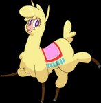 alpaca alpha_channel camelid cloven_hooves female feral fluffy fur fur_markings hi_res hitsuji hooves mammal markings nintendo paprika_paca_(tfh) pokemon simple_background solo style_emulation them's_fightin'_herds transparent_background