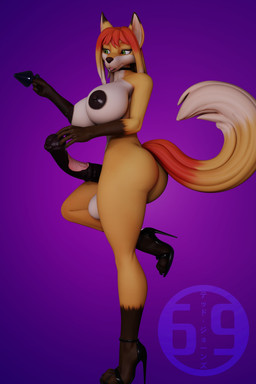 animal_genitalia animal_penis anthro areola balls big_breasts biped black_areola black_nipples black_penis breasts butt buttplug clothing equine_genitalia equine_penis erection flared_penis footwear footwear_only genitals glistening glistening_areola glistening_genitalia glistening_nipples glistening_penis green_eyes gynomorph hair high_heels high_heels_only intersex long_hair medial_ring mismatched_genitalia mostly_nude nipples nude penis plug_(sex_toy) raised_tail sex sex_toy shoes solo tail tongue tongue_out white_balls white_breasts ted_jones_(artist) marti_dumont canid canine fox mammal 2:3 3d_(artwork) absurd_res digital_media_(artwork) hi_res herm_(lore)