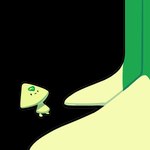 ambiguous_gender armless dot_eyes duo gem leaning leaning_backward looking_up micro peridot_(gem) simple_eyes toony yellow_body discount-supervillain cartoon_network steven_universe peridot_(steven_universe) smolidot gem_(species) humanoid peridot_(gem_species)