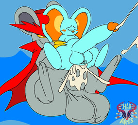 abdominal_bulge anal anal_orgasm anal_penetration anthro anthro_on_anthro ball_size_difference balls big_balls big_ears big_penis biped blue_background blush blush_lines blush_stickers bodily_fluids bottomless bottomless_anthro bottomless_male cape chair_position clothed clothing cum cum_from_ass cum_in_ass cum_inside cum_on_penis cum_splatter cum_while_penetrated cumshot duo ejaculation eyes_closed from_behind_position fur genital_fluids genital_raphe genitals glans grey_balls grey_body grey_fur grey_penis hands-free hat headgear headwear holding_partner huge_balls huge_penis humanoid_genitalia humanoid_penis logo looking_at_another looking_at_partner male male/male nude_anthro nude_male orange_glans orgasm penetration penile penile_penetration penis penis_in_ass raphe_(anatomy) red_cape red_clothing red_hat red_headwear retracted_balls scrotal_raphe scrotum_flap sex simple_background size_difference small_but_hung smile smirk spread_legs spreading teal_balls teal_body teal_fur teal_penis text thick_thighs three-quarter_view wide_hipped_anthro wide_hipped_male yellow_eyes yellow_sclera chaosarts kirby_(series) kirby_and_the_forgotten_land nintendo daroach elfilin alien chinchilla chinchillid mammal murid murine rat rodent starling_(kirby) 2025 artist_logo artist_name